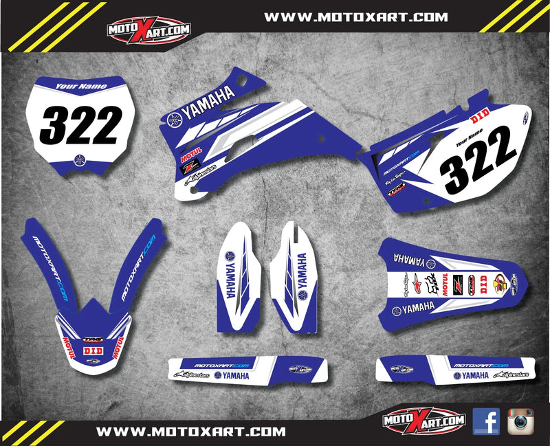 Yamaha YZF 450 (2006-2009) - PREMIERE STYLE Decals Custom Graphic Kit