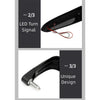 With LED Light ABS Handguard 15-22mm Handlebar Protector