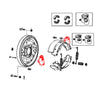 Toyota Hilux 1984-1988 Front Wheel Brake Cylinder LHS