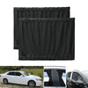 2pcs Set 50x39cm Vehicle Car Van SUV Window Curtain Anti-UV Sunshade Visor