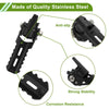 BMW R1250GS LC Motorcycle Foot Pegs / 1 pair / Footrest Black (2013–2019)