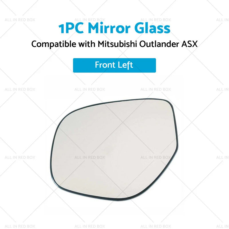 MITSUBISHI ASX Heated Convex Left Side Mirror Glass (2013-2019)