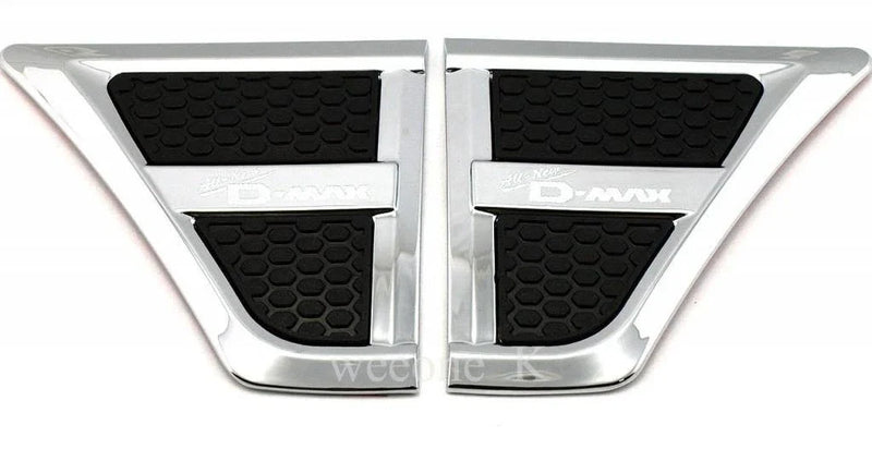 Isuzu D-Max DMAX 2 x Chrome Side Vent Covers (2012-2015)
