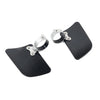 Honda, Kawasaki, Yamaha Black Motorcycle Front Wind Fork Air Deflector