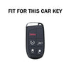 Jeep Cherokee Leather Remote Key Cover Case Chain Holder
