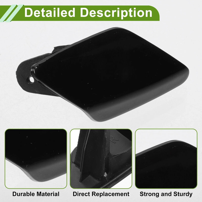 BMW 428i Front Right Washer Nozzle Cover Cap Black (2014-2016)