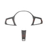 BMW 3 4 Series 4PCS Carbon Fiber Steering Wheel Cover Trim (2019–2023)