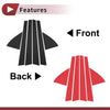 Honda Civic (1992-1995) Black 6 Pcs Car Door Pillar Window Trim