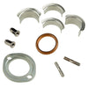 Honda CG125 XL185 Exhaust Collets Collar Clamp Set