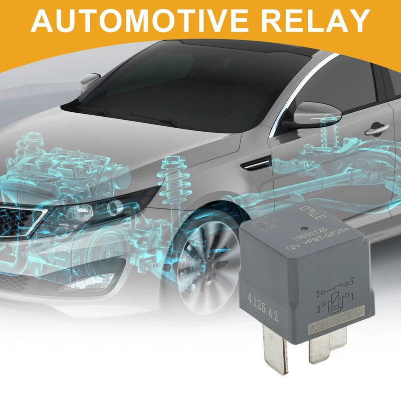 Buick Regal (2011-2017) Plastic Gray 1 Pc Power Relay 12V 4 Pin