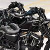 Harley Sportster XL 1" Black Motorcycle Handlebars Drag Z Bar (2004-2023)