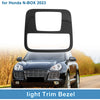 Honda N-BOX (2023) Carbon Fiber Black Front Row Light Trim Bezel