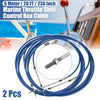 Outboard Engine Throttle Control Cable 2 x 20ft 6 Meter 236inch Marine 33C