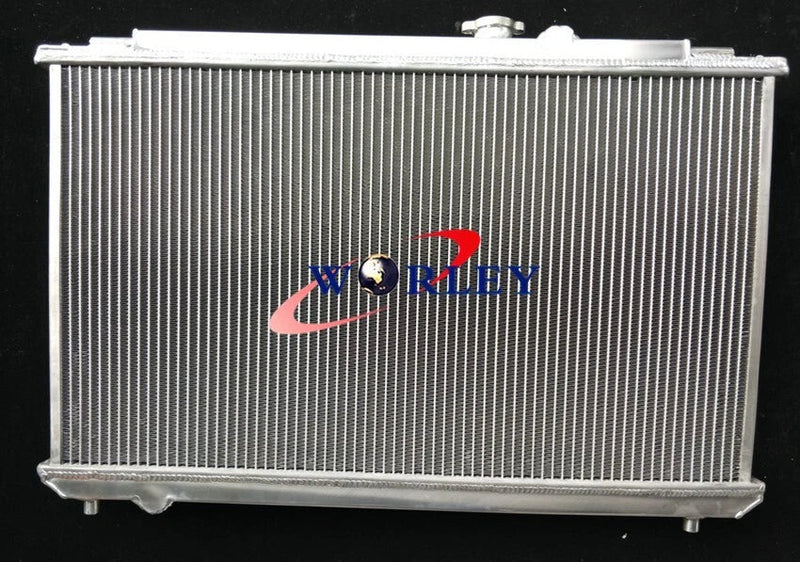 Toyota Mark 2 Chaser JZX100 1JZ-GTE Aluminum Radiator & Fans (1996-2001)