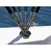 Exploding Fish 316G S / S Flush Mount Rod Holder Rotating 15° Bluewater Series