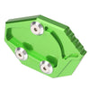 Kawasaki ZX-14R CNC Green Kickstand Pad Side Stand Foot Plate (2008-2011)