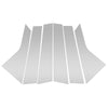 Hyundai Tucson (2021-2023) Silver Tone 6 Pcs Door Pillar Window Trim