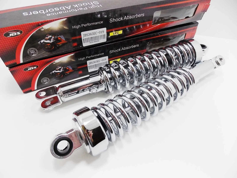Honda CB900F 365mm JBS Chrome Rear Shock Absorbers (1979-1983)