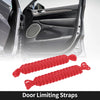Jeep Wrangler TJ JK JKU (2007-2018) - Red 2 x Door Limiting Straps