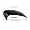 Ford Fiesta MK7 Gloss Black Left & Right Wing Mirror Covers (2008-2017)