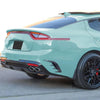 Kia Stinger Canard Covers Rear Bumper Side Vent Carbon Fiber (2017–2023)