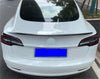 Tesla Model 3 Sedan Glossy Black Rear Trunk Spoiler Wing Lip (2017-2023)