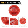 Jeep Wrangler JK (2007-2017) Red Roof Top Mounting Knob Screw Cover