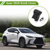 Lexus ES300h Gear Shift Knob Cover 2018-2023 Pebbled Black Faux Leather