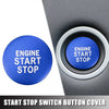 Toyota Camry Engine Start Stop Button Cover Sticker Aluminum Blue