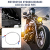 Set / 120cm / 47.24" 10mm ID Motorcycle Brake Line Silver Tone