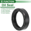 Make Model Oil Seal 30x40x10mm Rotary Shaft Seal NBR Black 5 Pcs