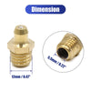 Car 6pcs M10 x 1.5 Thread Brass Grease Nipple Fitting