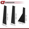 Nissan Rogue (2021-2023) Black 6 Pcs Door Pillar Window Trim