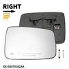 Dodge Ram 1500-2500 Heated Right Mirror Glass Replacement