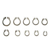 Universal 100Pcs/Set External Circlip Retaining Ring