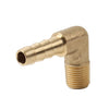 Various Models Brass Hose Barb Fitting Elbow 1/4"x 1/8" NPT Male Connector
