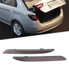 Ford Mustang Black Smoked Lens Rear Bumper Reflector Lenses (2015–2017)