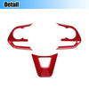 Toyota Corolla 3 Pcs / Red Steering Wheel Cover Trim (2020–2022)