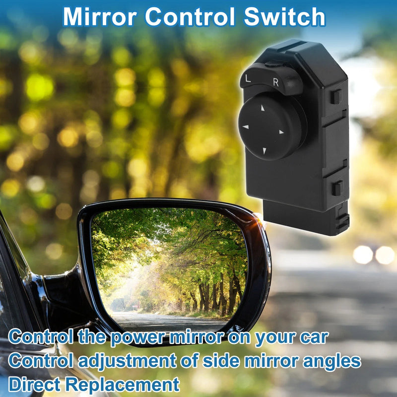 Jeep Liberty 2002-2003, Plastic Black Car Mirror Switch