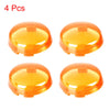 Harley 4pcs Motorcycle LED Turn Signal Light Indicator Lens Cover Yellow