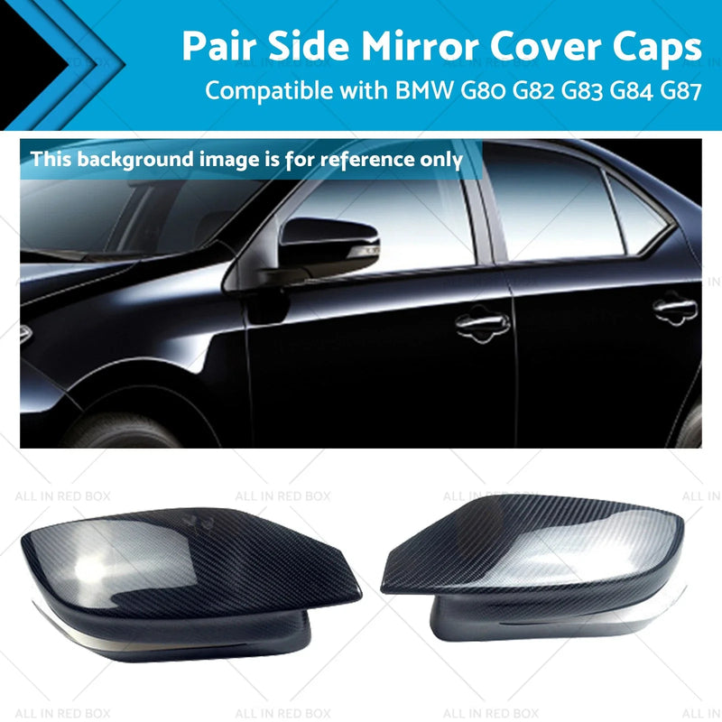 21-24 BMW G80 M3 G82 G83 M4 G87 Carbon Fiber Side Mirror Covers