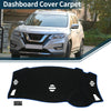 Nissan Elgrand E52 (2010-2024) Black Blue 1 Set Dashboard Cover Mat