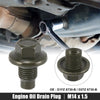 Ford Stainless Steel Engine Oil Drain Plug Screw (M14 x 1.5)