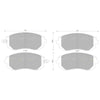Subaru XV GP7 Front Disc Brake Pad Set (2012-2017)