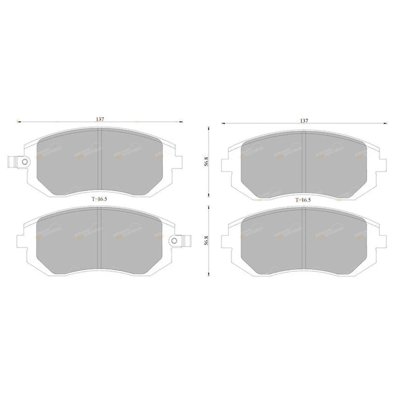 Subaru XV GP7 Front Disc Brake Pad Set (2012-2017)