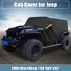 Jeep Wrangler JK JL 4 Door 2007-2021 with Door Zipper SUV Car Cover