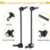 Mercedes-Benz C230 C250 C300 C350 2 x Front Stabilizer Sway Bar Links