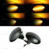 Mini Cooper R56 R57 R58 Black Smoked LED Side Indicator Lights (2007-2015)