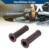 Motorcycle Rubber Coffee 7/8" 22mm Hand Grips Cover