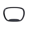 Car Steering Wheel Cover Sticker Black Carbon Fiber ABS
